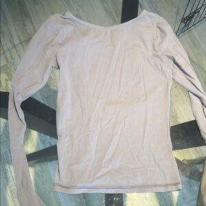 TNA Women's Long Sleeve Top in Soft Gray